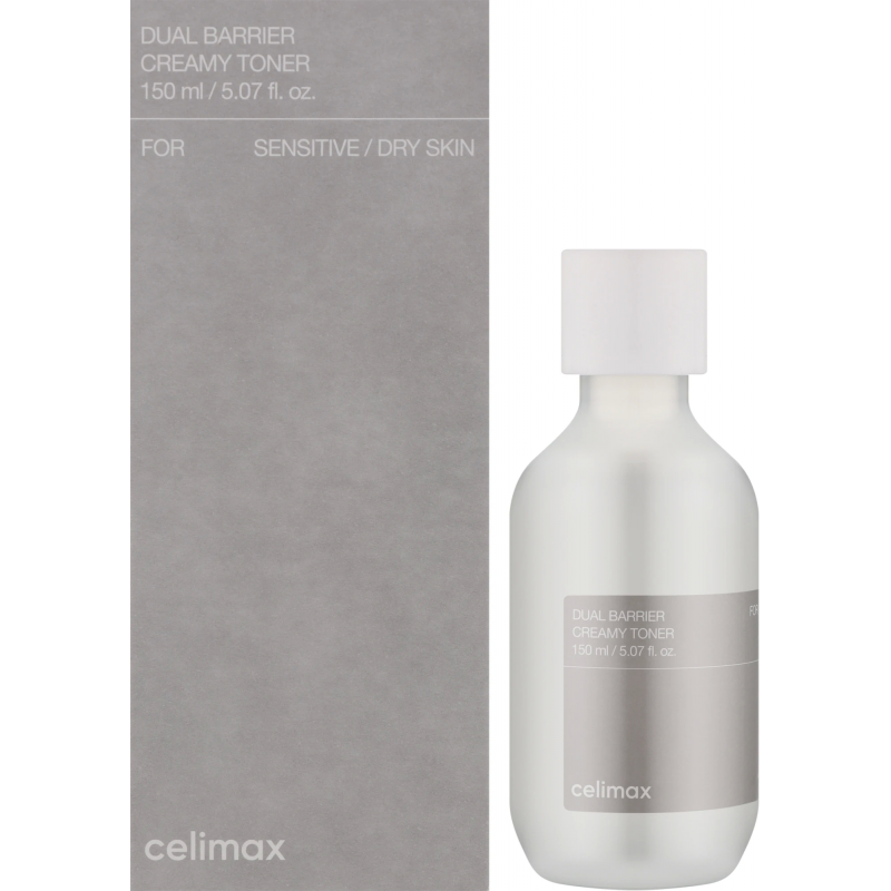 Бар'єрний кремовий тонер для обличчя CELIMAX Dual Barrier Creamy Toner, 150 мл
