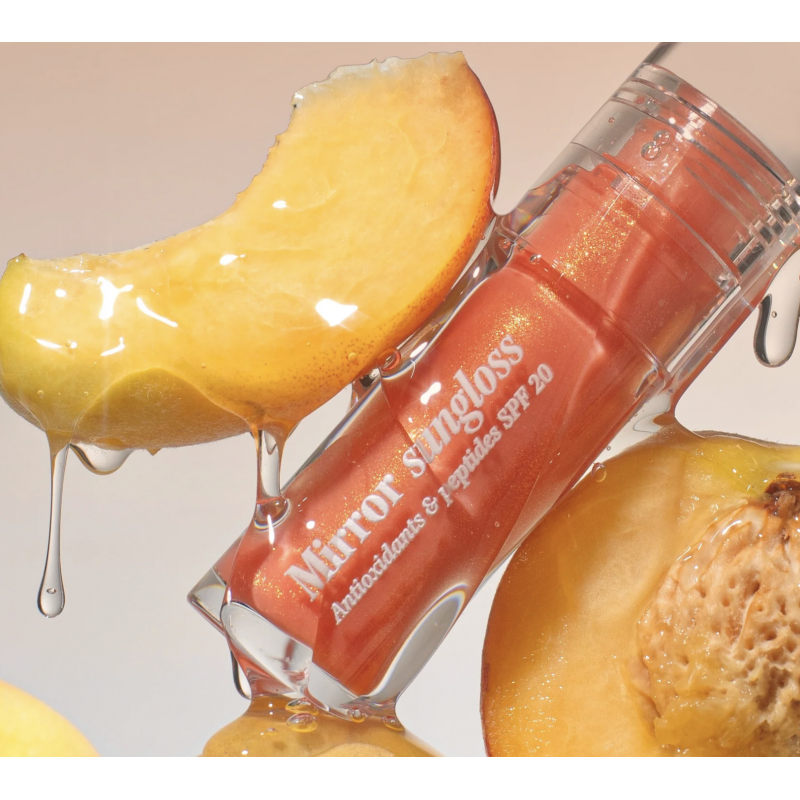 Блиск для губ з SPF HUGS Mirror Sungloss Sparkling Bellini SPF 20+ PA++