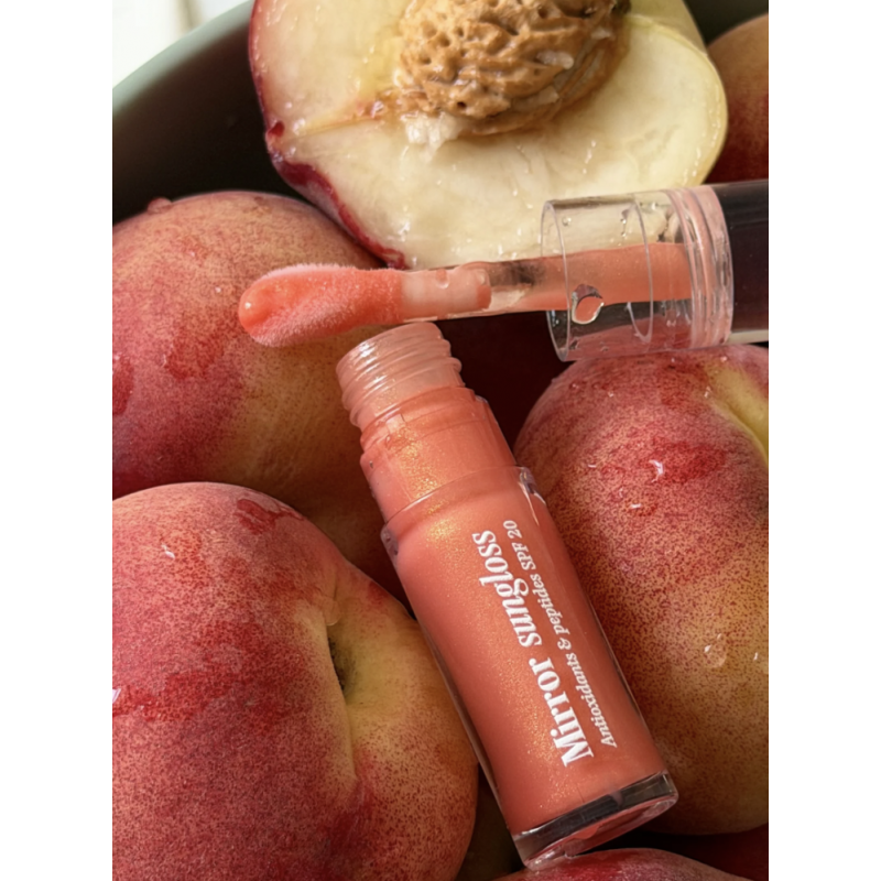 Блиск для губ з SPF HUGS Mirror Sungloss Sparkling Bellini SPF 20+ PA++
