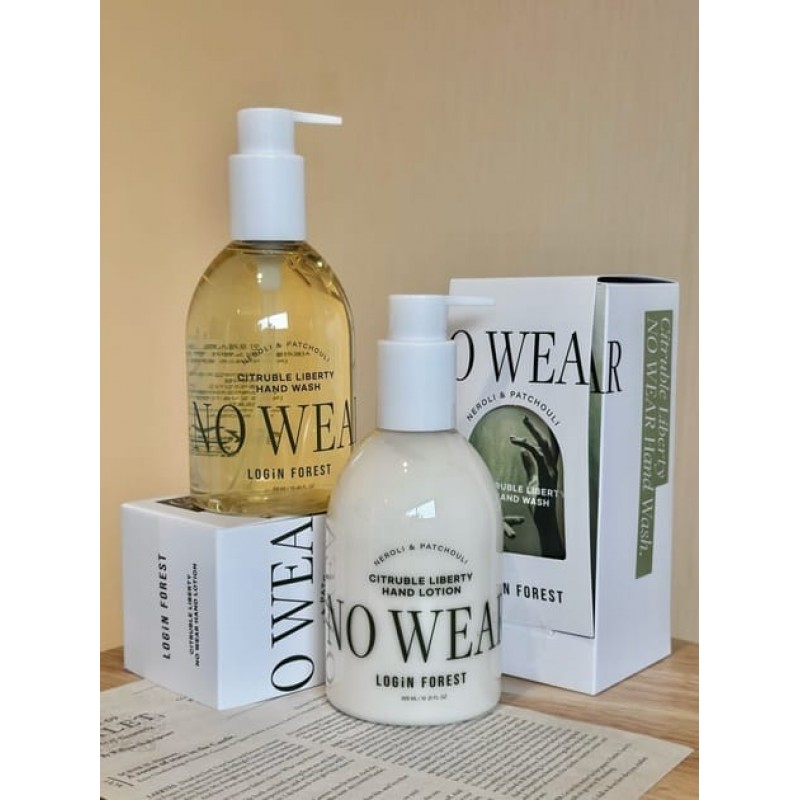 Набор для ухода за руками с ароматом нероли и пачули  LOGIN FOREST Citruble Liberty Hand Wash & Lotion Set, 310 мл +  305 мл + полотенце