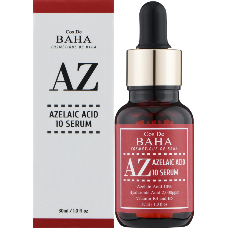 Сыворотка для лица с азелаиновой кислотой 10% Cos De BAHA Azelaic Acid 10% Serum, 30 мл