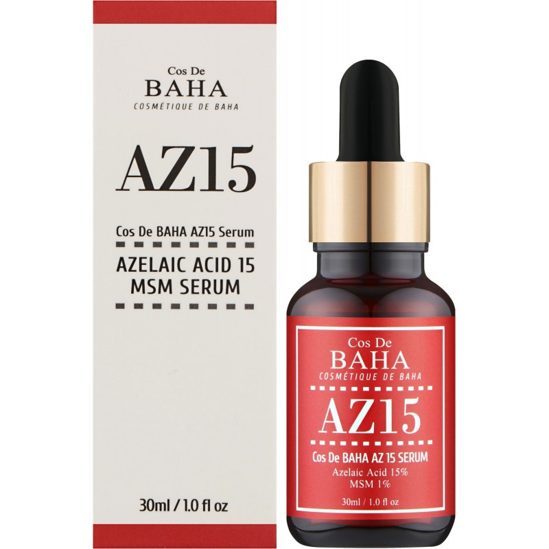 Сыворотка для лица с азелаиновой кислотой 15% Cos De BAHA AZ15 Serum, 30 мл