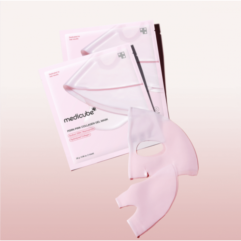Гидрогелевая маска с полинуклеотидами и коллагеном Medicube PDRN Pink Collagen Gel Mask, 28 г