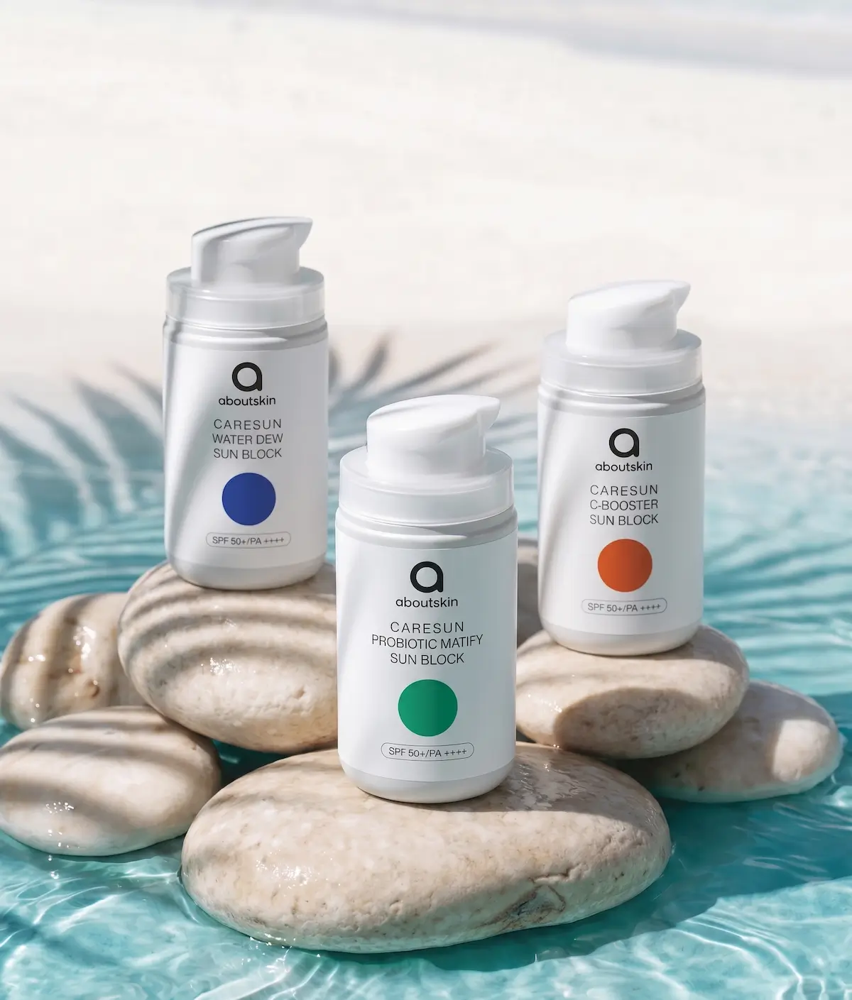 Aboutskin CareSun SPF серія сонцезахисних кремів