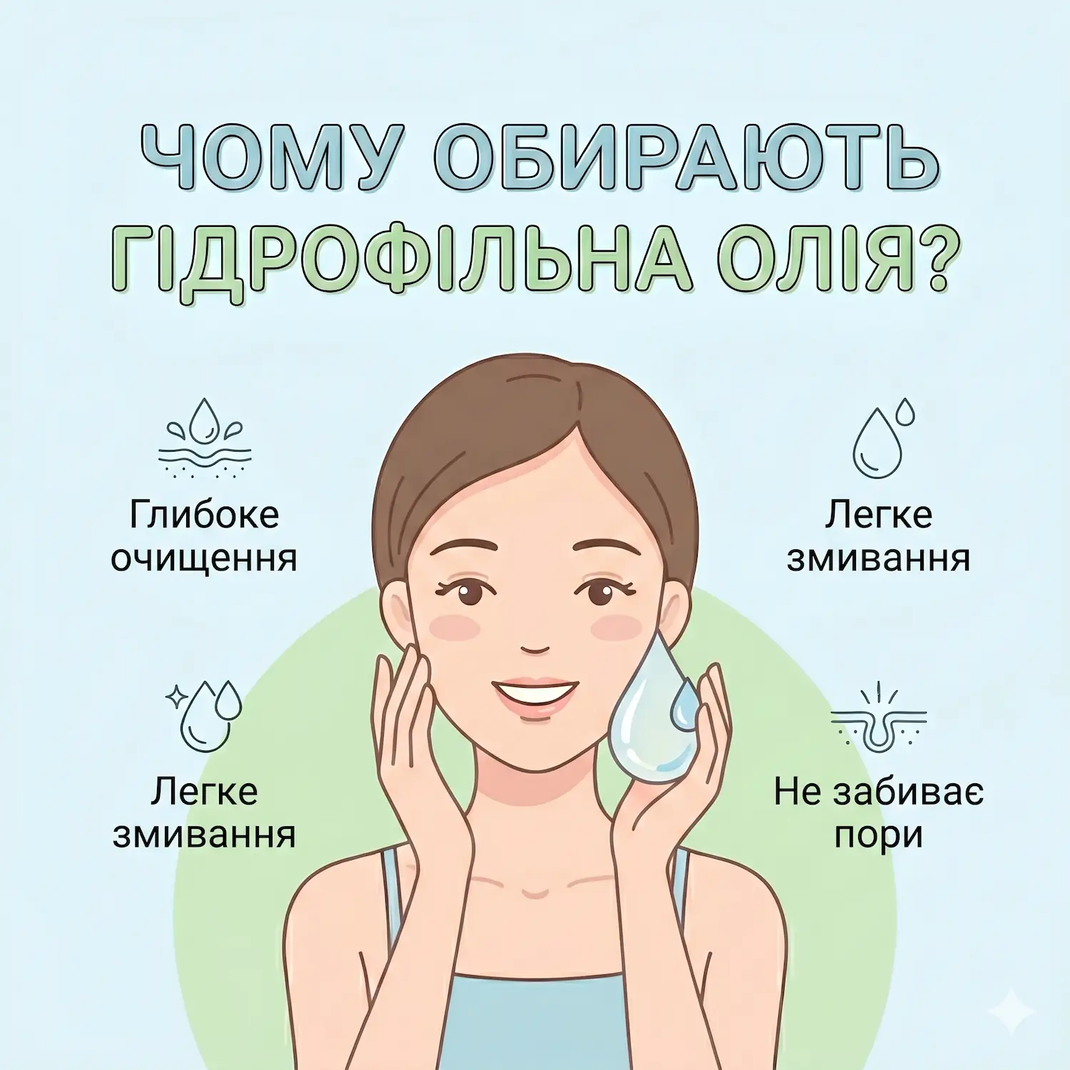 Чому обирають гідрофільну олію