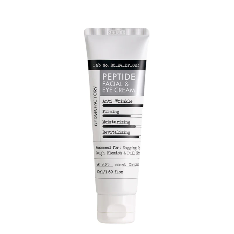 DERMA FACTORY Peptide Facial & Eye Cream, 50 мл купити в Україні