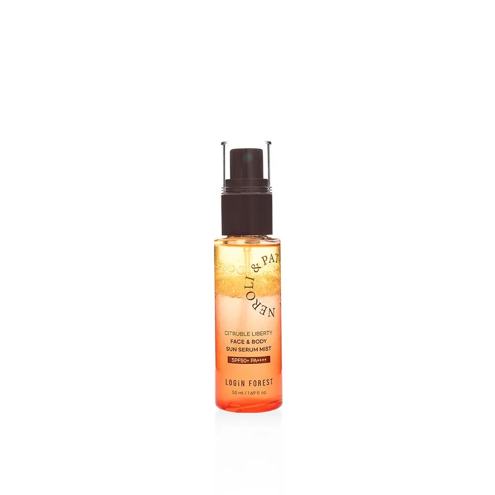 LOGIN FOREST Citruble Liberty Face & Body Sun Serum Mist SPF50+